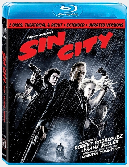   ( ,  ) / Sin City (Recut Extended Unrated) (  /Frank Miller,   / Robert Rodriguez,   / Quentin Tarantino) [720p] [2005 ., , , , BDRip]