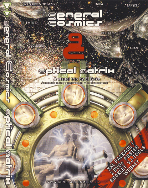 Optical Matrix - A Visual Trip by El Geko (General Cosmics (lable)) [2004 ., trance videoart, DVD5]