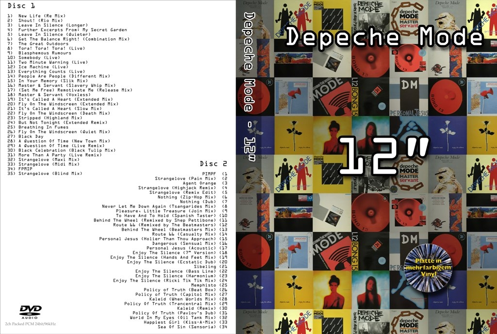 [DVDA][LP] Depeche Mode - 12 Maxi-single Vinyl - 2008 (New Wave)
