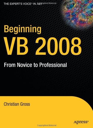 Beginning VB 2008: From Novice to Professional
