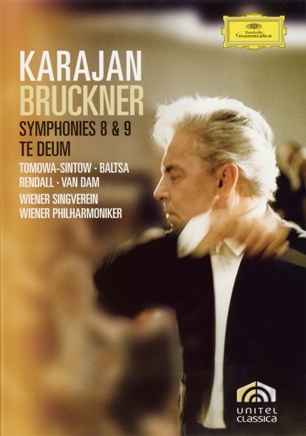 Anton Bruckner, Symphonies 8 & 9, Te Deum; Karajan (Horrant H. Hohlfield) [2008 ., Classical, 2xDVD9]