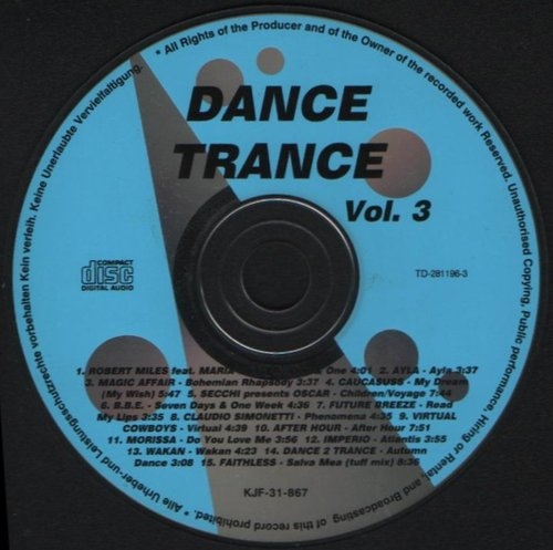 (Trance, Dream Trance) Various Artists - Dance Trance vol. 3 - 1996, MP3 (tracks), 320 kbps