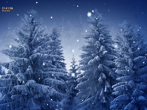 Animated SnowFlakes 3D Screensaver 2.7 [ENG][2010]